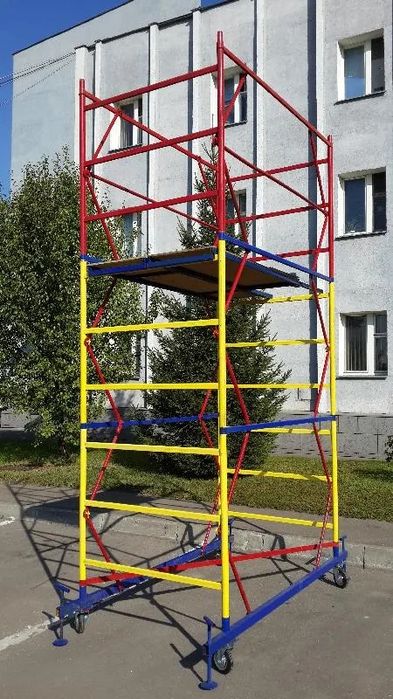 Прокат аренда вышка тура леса на колёсиках, Вышка тура