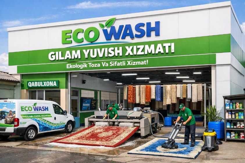 ГИЛАМ ЮВИШ | Eco_wash gilam yuvish korxonasi