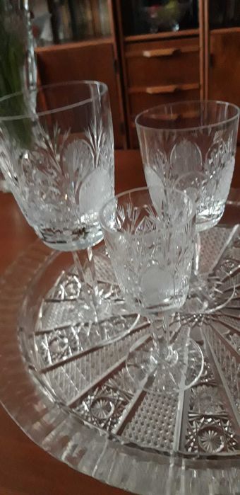 Set 18 pahare cristal 3 dimensiuni