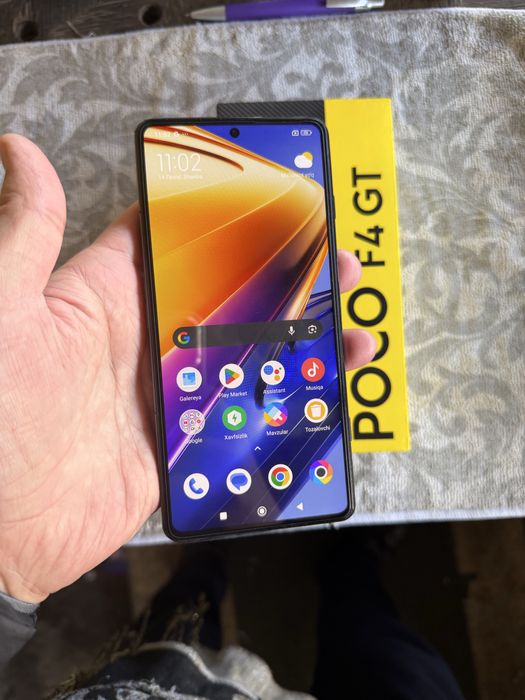 poco f4 GT pamit 12.256g holati ideal karopka dak bor oqip tel qlila