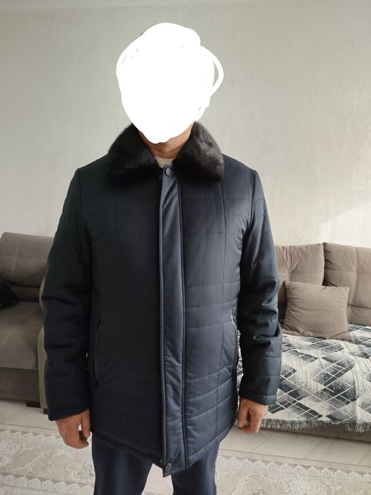 Куртка с норковым  воротником