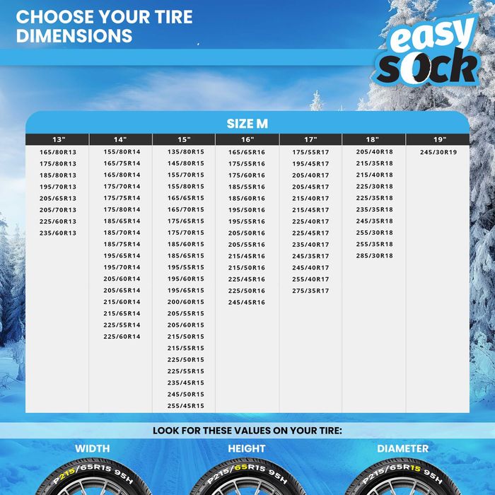 Huse textile antiderapante pentru zapada Easy Sock