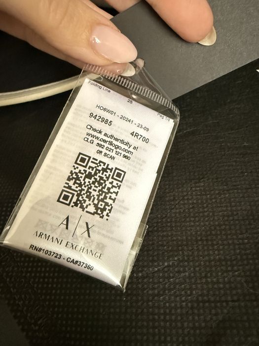 Чанта Armani Exchange като нова от еко кожа