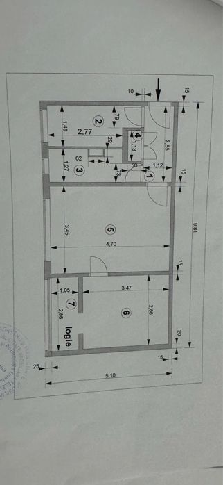 Apartament 2 camere de vanzare semidecomandat Alexandria