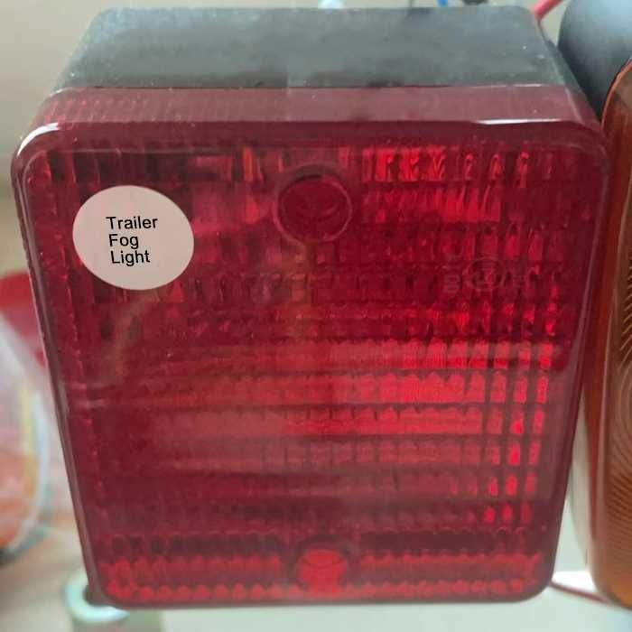 Магнитни стопове за ремарке, светлоотразители 2 бр., светлина за мъгла