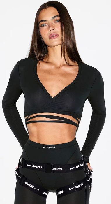 Кроп лонгслив SKIMS оригинал США