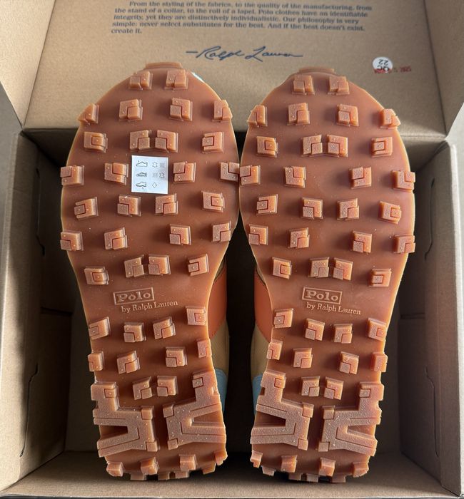 Polo Ralph Lauren Trail 125 Suede-Mesh Trainer ОРИГИНАЛ дамски сникърс