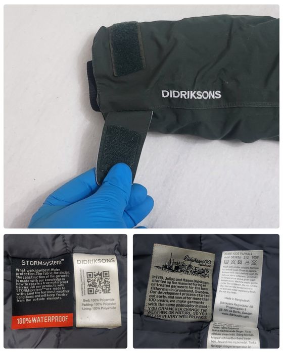 Geaca Didriksons 100% Waterproof Storm System, nr. 130 ptr. copii