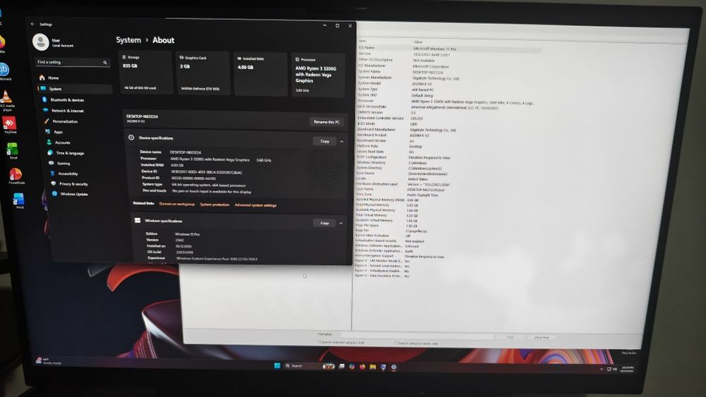 PC Desktop Ryzen 3 | GTX 1050 | SSD M.2 + HDD | Wi-Fi