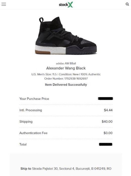 Adidas Originals x Alexander Wang Bball High