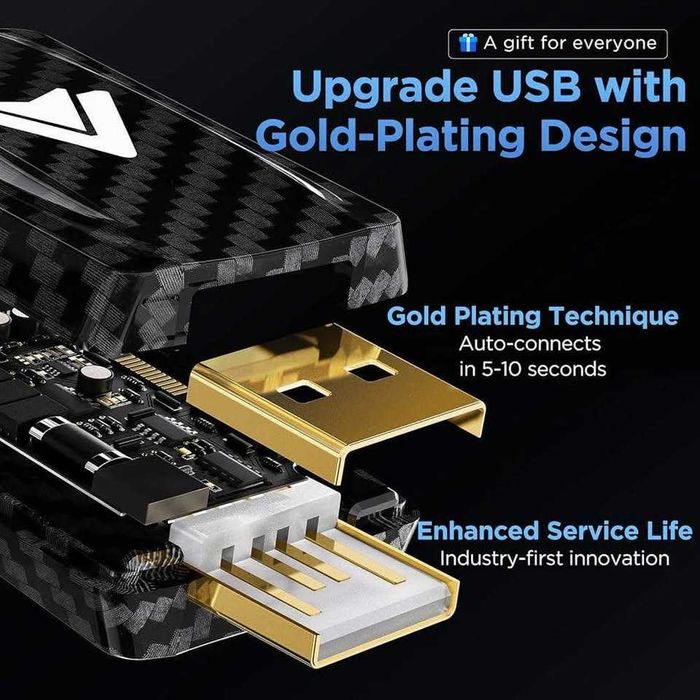 “MSXTTLY” Wireless Android Auto Adapter
