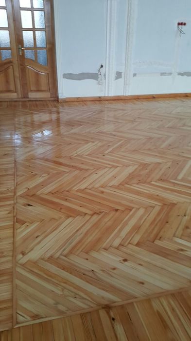 Шлифовка пол паркет