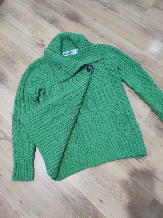 Pulover damă din lână merino Aran Crafts made in Ireland marimea M/L