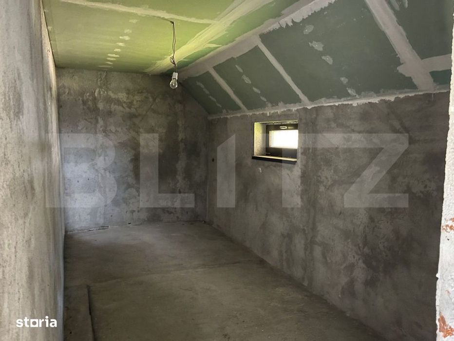 Casa P+M, semifinisata, scd 190mp, 595 mp teren, Cart. Popoveni