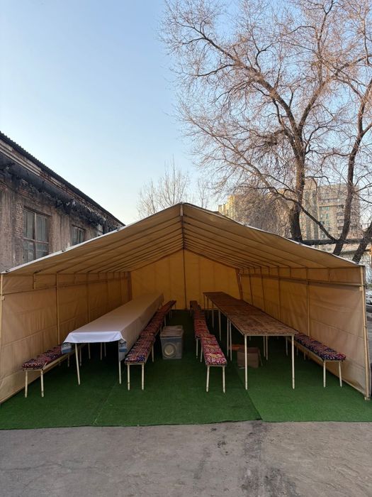 Аренда палаток и стол стулья
