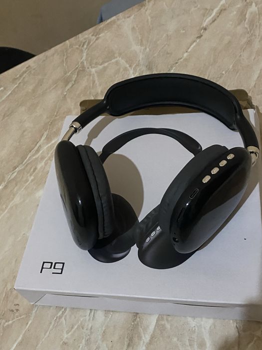 “P9 naushnik, quti bilan, sifatli”