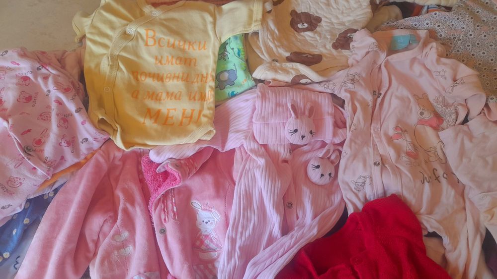 2 чувала Бебешки дрехи, от 6 до 12м