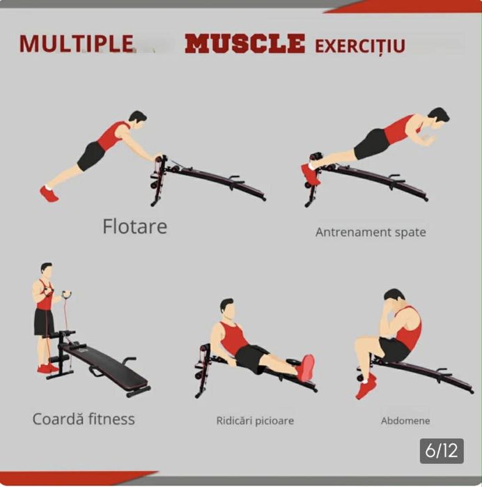 Homcom banca fitness noua, sigilata