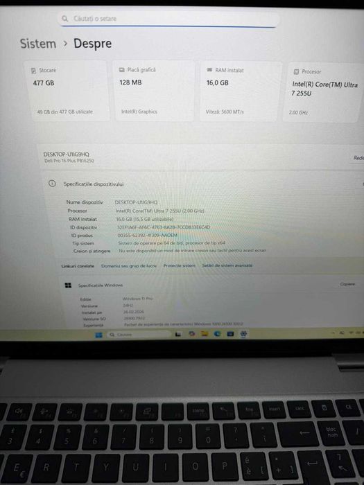 Laptop Nou Dell Pro 16 Plus PB16250