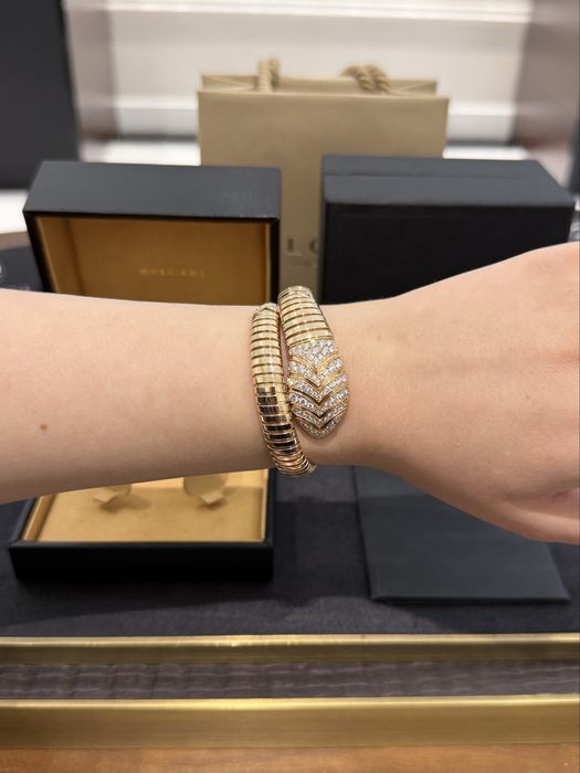 Браслет с бриллиантами Bvlgari Serpenti BR856845