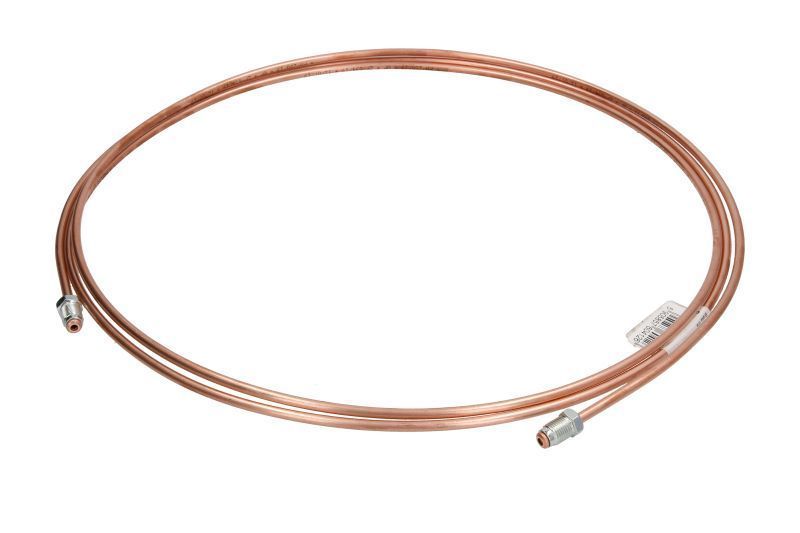 Conducta frana cupru cu niplu WP-016 diametru 4,75 mm, filet exterior, Grosime perete 0,9 mm, filet M10x1/M10x1, lungime 2900 mm