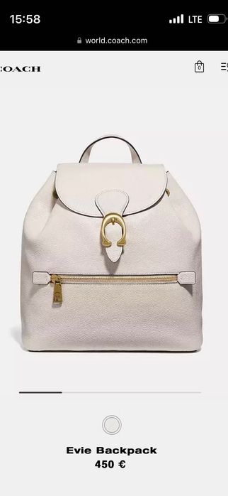 Кожаный рюкзак от Coach