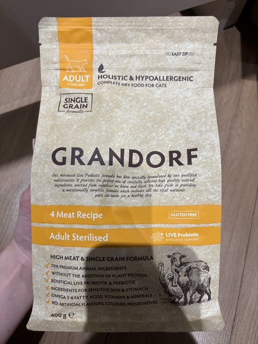 Корм для кошек Grandorf