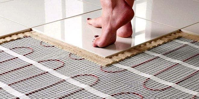 Теплый пол под плитку!