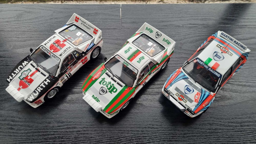Machete auto 1:18 Kyosho - Lancia 037 + Delta Integrale