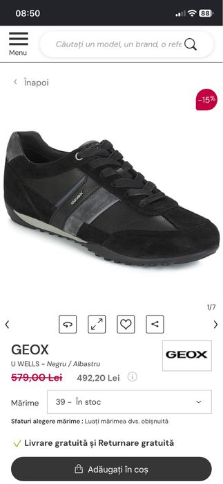 Pantofi Geox noi