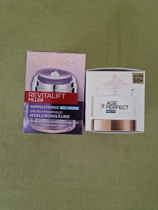 Нивея,Гарние и Лореал слънцезащитен крем за лице SPF 50 и серуми Нови