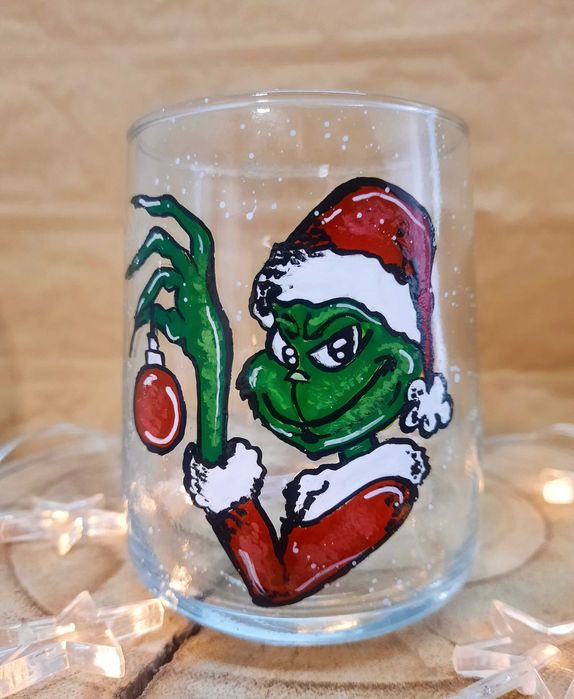 Ръчно рисувани коледни чаши