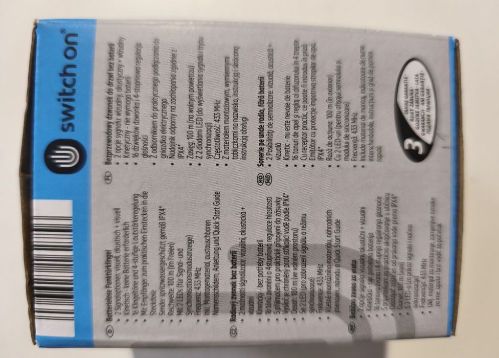 Sonerie wireless, fara baterii. NOU
