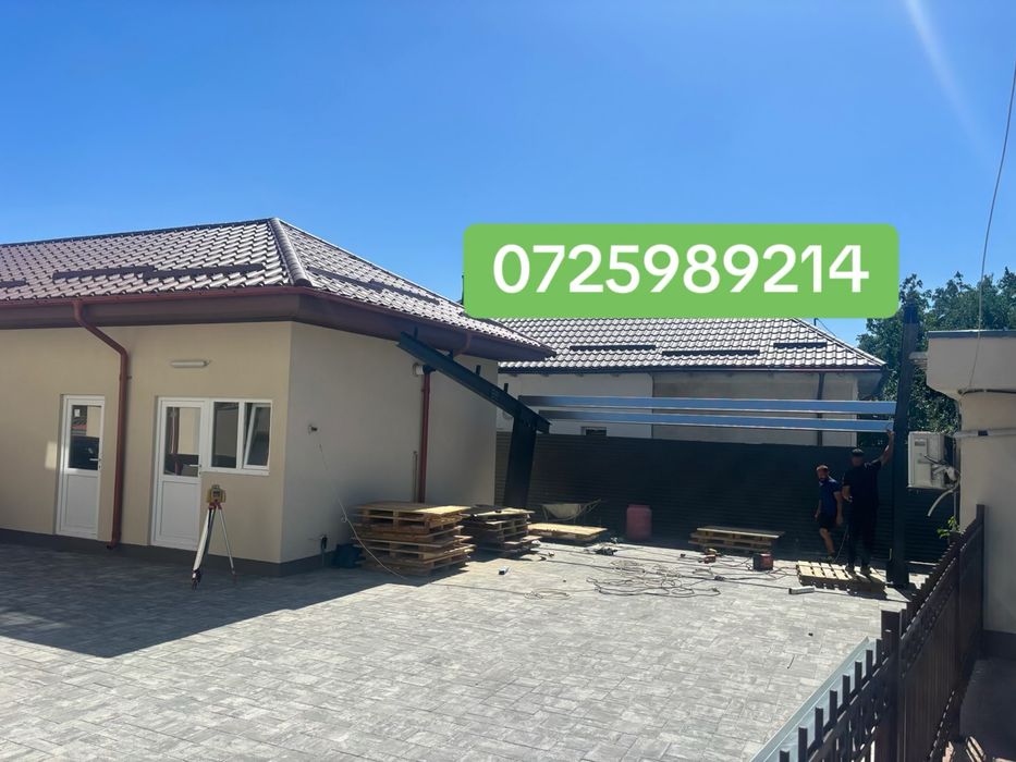 Carport fotovoltaic parcare auto