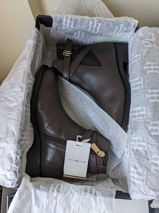 Боти Tommy Hilfiger Hardware On Belt Flat Boot