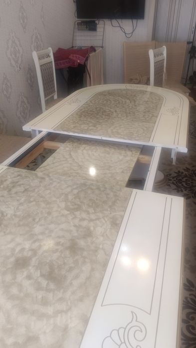 Стол со стульями 10шт