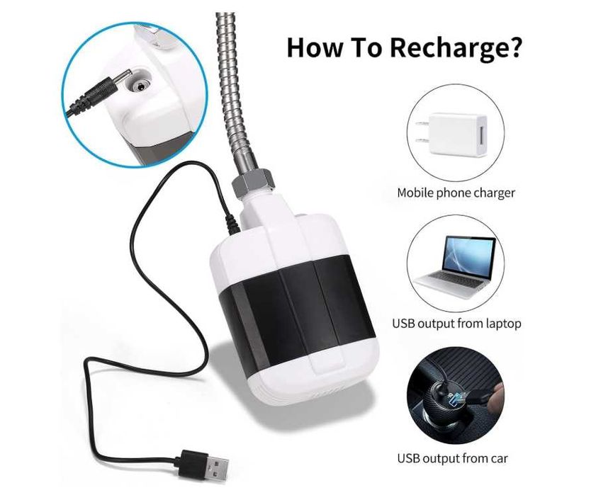 Преносим портативен душ с USB зареждане