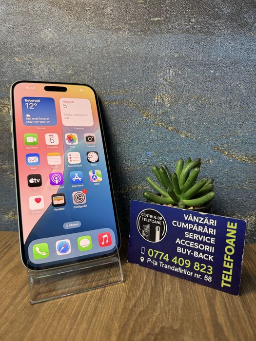 Iphone 15 Plus/128Gb/Garantie 2Ani Centrul de Telefoane/Rate