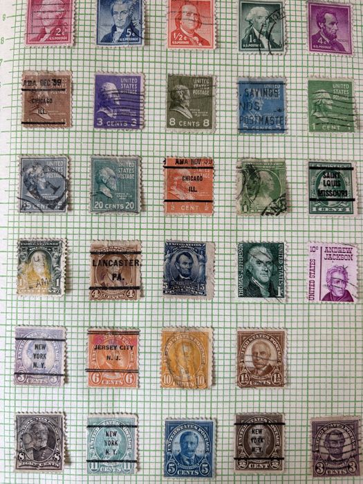 Коллекция марок разных стран