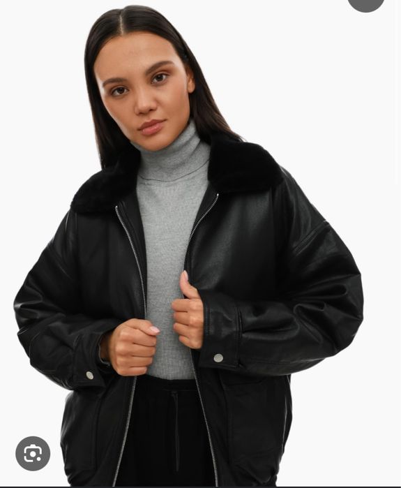 Кожаная куртка М