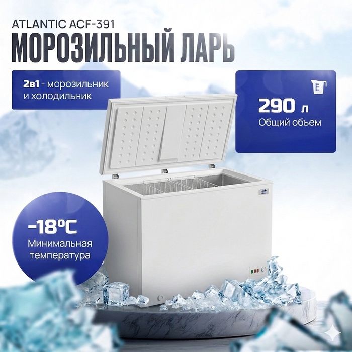 Atlantic ACF-391. Морозит ОТЛИЧНО!