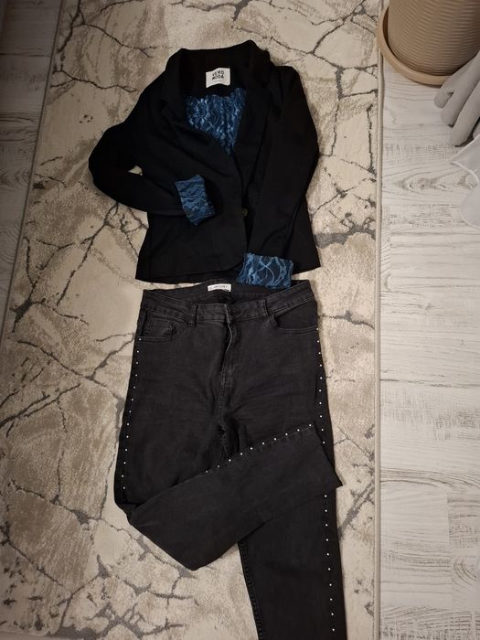 Set blugi și sacou casual