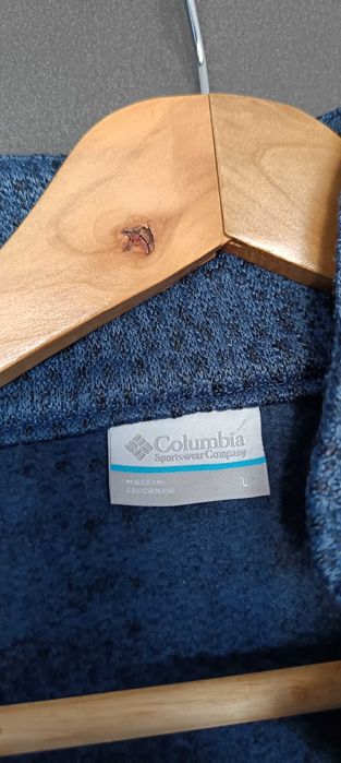 Columbia размер L Дамско горнище с цип ватирано в син цвят