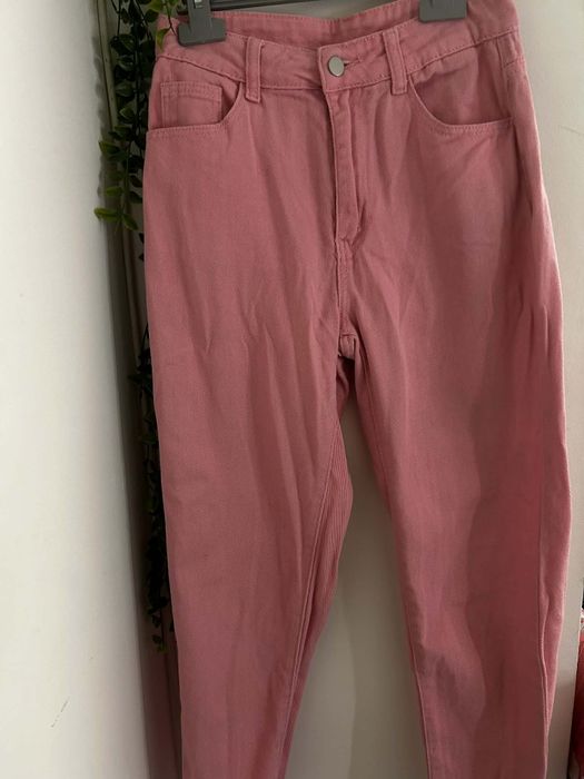 Дамски розови дънки