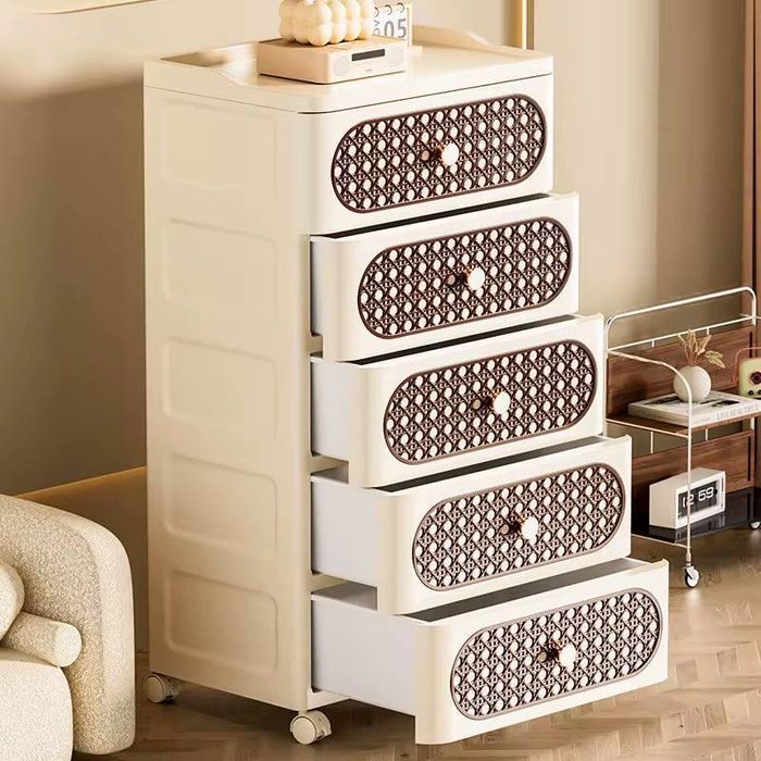 Комод пластиковый в стиле ротанга