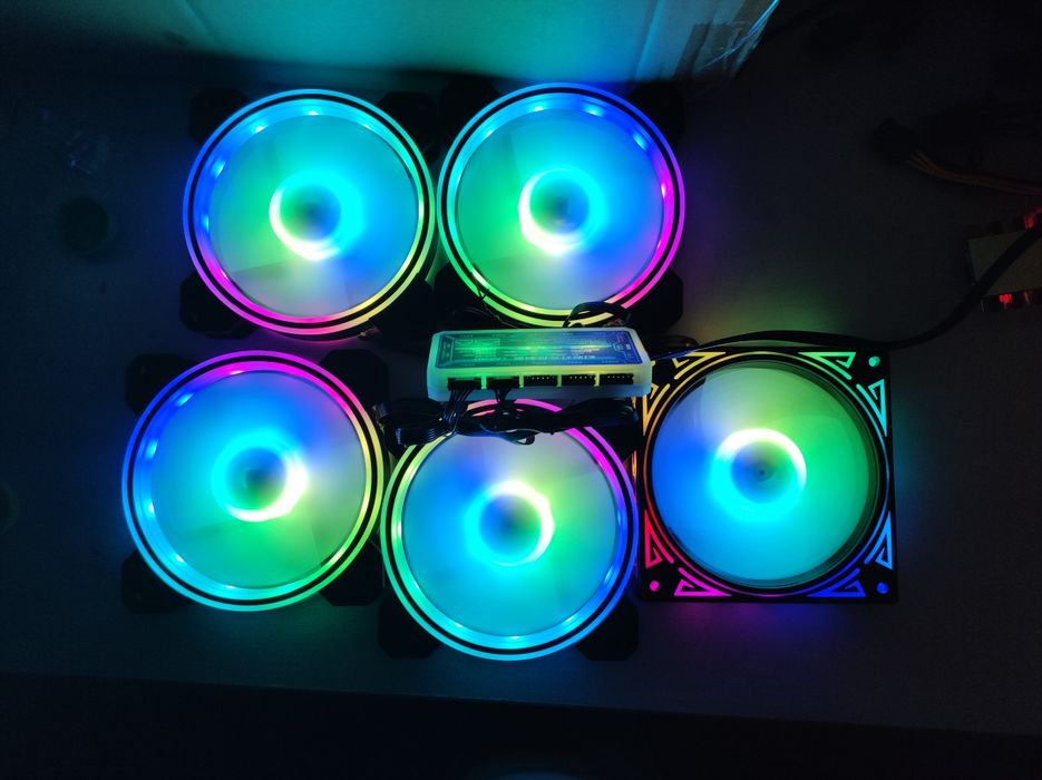 Куллера для кейса 120мм Argb подсветкой