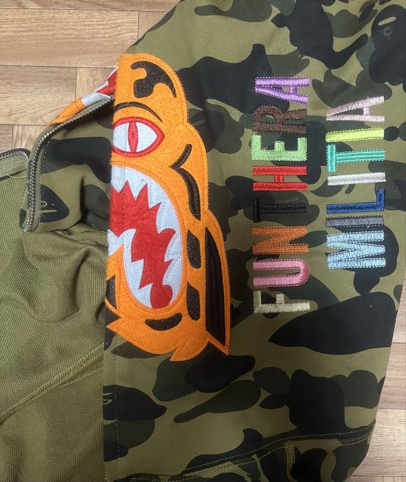 Bape tiger zip hoodie