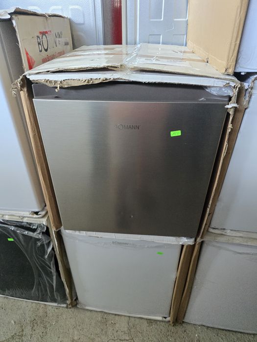 Мини бар фризер Боман/Bomann Инокс/бял