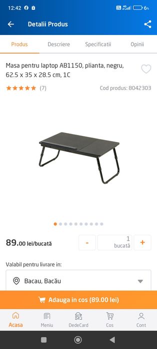 Masa pentru laptop