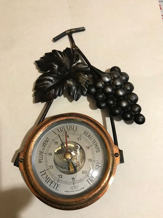 Прецизен ретро барометър - френски